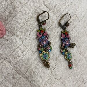 Imitation michal negrin style earrings